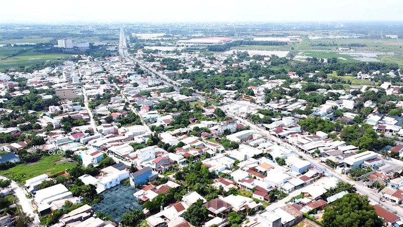 Tân Phú Trung từ trên cao